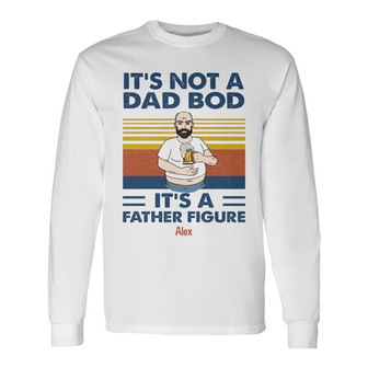 Personalized Dad Bod Long Sleeve Shirt - Thegiftio UK