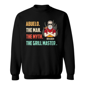 Personalized Dad FD The Grill Master Sweatshirt - Thegiftio UK