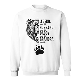 Personalized Dad Grandpa Bear Sweatshirt - Thegiftio UK