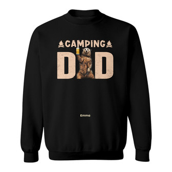 Personalized Dad Grandpa Camping Sweatshirt - Thegiftio UK