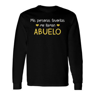 Personalized Dad Grandpa Favorite Papá Abuelo Long Sleeve Shirt - Thegiftio UK