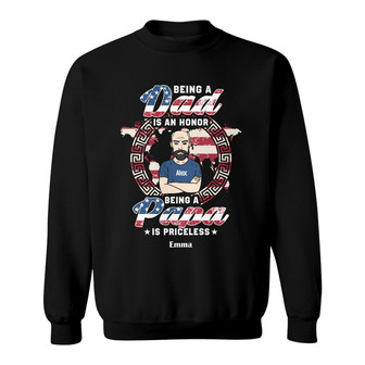 Personalized Dad Grandpa FD Sweatshirt - Thegiftio UK