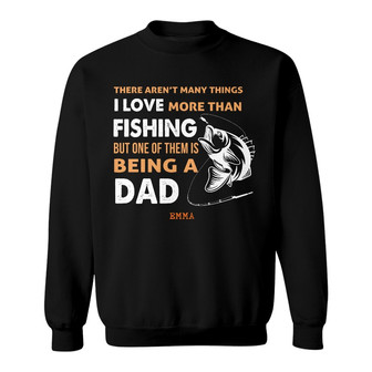 Personalized Dad Grandpa Fishing Sweatshirt - Thegiftio UK