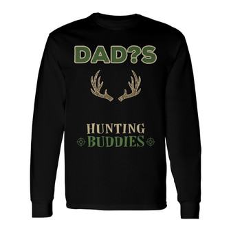 Personalized Dad Grandpa Hunting Buddies Long Sleeve Shirt - Thegiftio UK