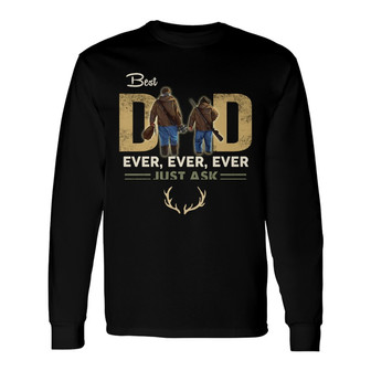 Personalized Dad Grandpa Hunting Long Sleeve Shirt - Thegiftio UK