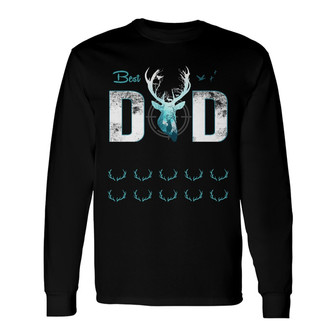 Personalized Dad Grandpa Hunting Long Sleeve Shirt - Thegiftio UK