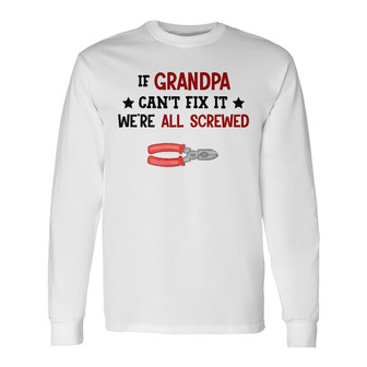 Personalized Dad Grandpa Long Sleeve Shirt - Thegiftio UK