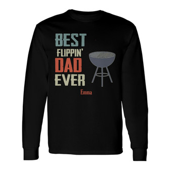 Personalized Dad Grandpa Long Sleeve Shirt - Thegiftio UK