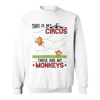 Personalized Dad Grandpa My Circus Sweatshirt - Thegiftio UK