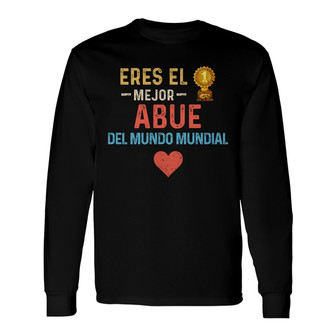 Personalized Dad Grandpa Papá Abuelo Long Sleeve Shirt - Thegiftio UK