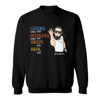 Personalized Dad Grandpa Sweatshirt - Thegiftio UK