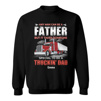 Personalized Dad Trucker FD Sweatshirt - Thegiftio UK