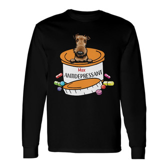 Personalized Dog Antidepressant Long Sleeve Shirt - Thegiftio UK