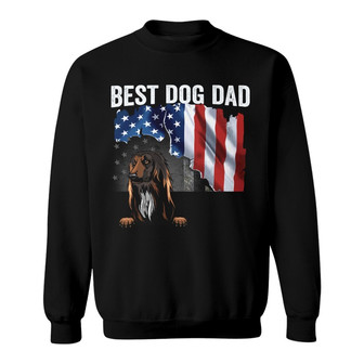 Personalized Dog Dad Flag Sweatshirt - Thegiftio UK