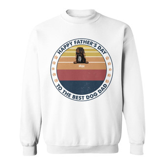 Personalized Dog Dad Happy Father's Day Sweatshirt - Thegiftio UK
