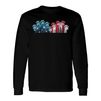 Personalized Dog Dad Mom Heart Long Sleeve Shirt - Thegiftio UK