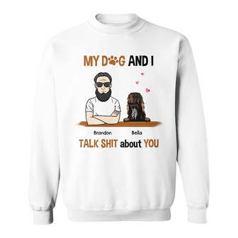 Personalized Dog Dad Mom Sweatshirt - Thegiftio UK