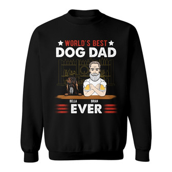 Personalized Dog Dad Sweatshirt - Thegiftio UK