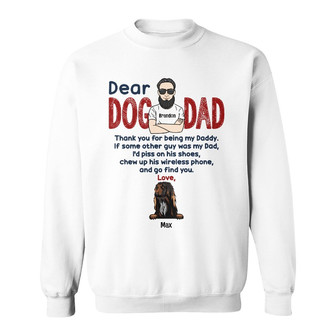 Personalized Dog Dad Sweatshirt - Thegiftio UK