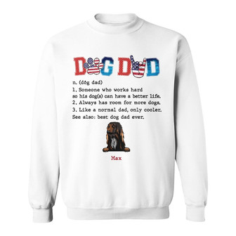 Personalized Dog Dad Sweatshirt - Thegiftio UK