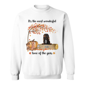 Personalized Dog Fall Halloween Sweatshirt - Thegiftio UK