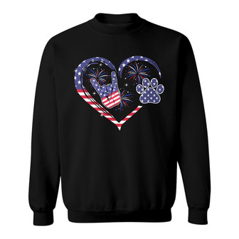 Personalized Dog Heart Sweatshirt - Thegiftio UK