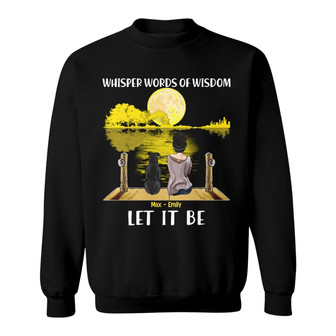 Personalized Dog Let It Be Sweatshirt TID - Thegiftio UK
