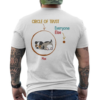 Personalized Dog Lover Funny Back Print T-Shirt - Thegiftio UK