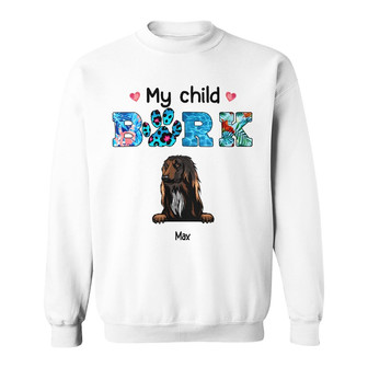 Personalized Dog Mom Children Sweatshirt - Thegiftio UK