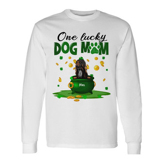 Personalized Dog Mom Irish St Patrick's Day Long Sleeve Shirt - Thegiftio UK