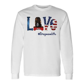 Personalized Dog Mom Life Long Sleeve Shirt - Thegiftio UK