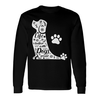Personalized Dog Mom Long Sleeve Shirt - Thegiftio UK
