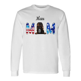 Personalized Dog Mom Long Sleeve Shirt - Thegiftio UK