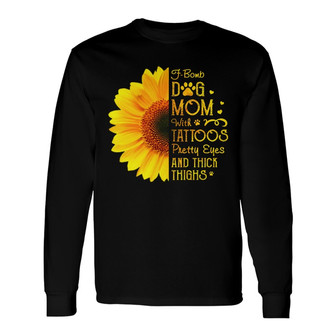 Personalized Dog Mom Long Sleeve Shirt - Thegiftio UK