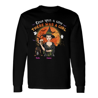 Personalized Dog Mom Lover Fall Halloween Long Sleeve Shirt - Thegiftio UK