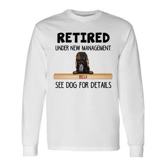 Personalized Dog Mom Retirement Wine Long Sleeve Shirt - Thegiftio UK