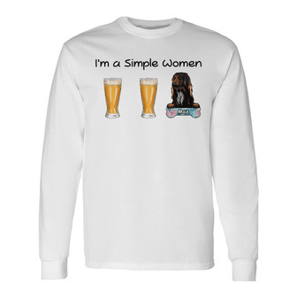 Personalized Dog Mom Simple Woman Long Sleeve Shirt - Thegiftio UK