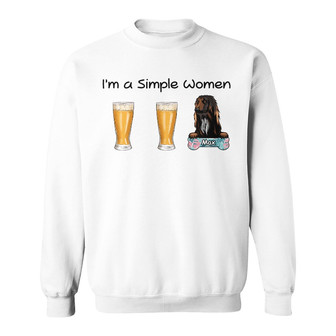 Personalized Dog Mom Simple Woman Sweatshirt - Thegiftio UK