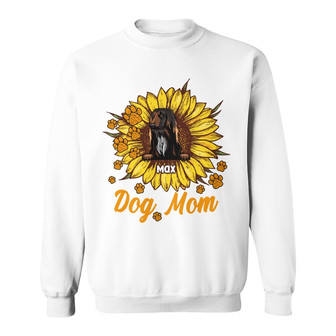 Personalized Dog Mom Sunflower Sweatshirt - Thegiftio UK