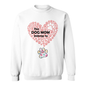 Personalized Dog Mom Sweatshirt - Thegiftio UK