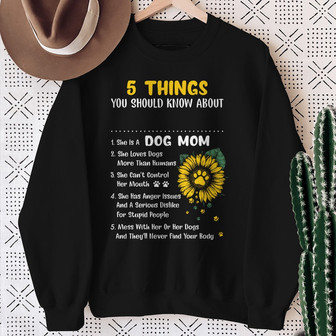 Personalized Dog Mom Sweatshirt - Thegiftio UK