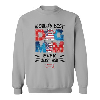 Personalized Dog Mom White Sweatshirt - Thegiftio UK