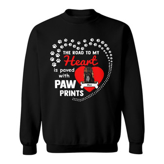Personalized Dog Road To My Heart Sweatshirt - Thegiftio UK