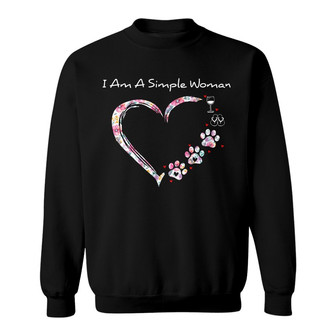 Personalized Dog Simple Woman Sweatshirt - Thegiftio UK