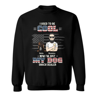 Personalized Dog Snack Dealer Sweatshirt - Thegiftio UK