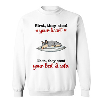 Personalized Dog Steal Couch Sweatshirt - Thegiftio UK