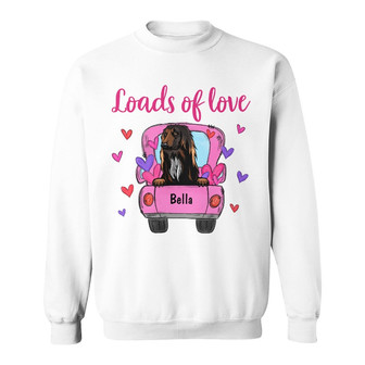 Personalized Dog Valentine Truck Sweatshirt - Thegiftio UK