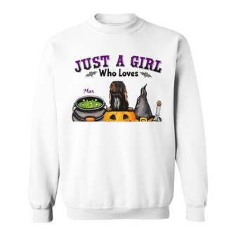Personalized Dog Witch Fall Halloween Sweatshirt - Thegiftio UK