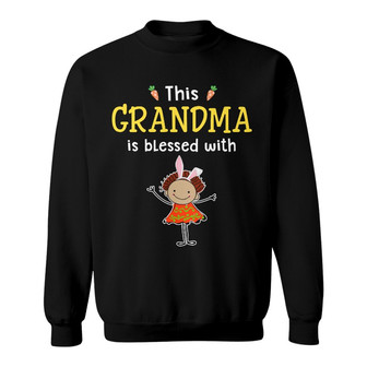 Personalized Easter Blessed Mom Grandma Sweatshirt - Thegiftio UK