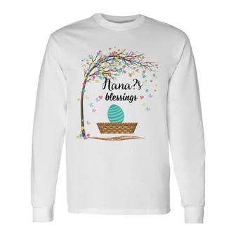 Personalized Easter Grandma Long Sleeve Shirt - Thegiftio UK